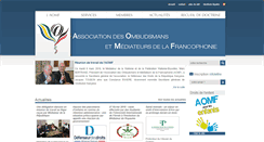 Desktop Screenshot of aomf-ombudsmans-francophonie.org